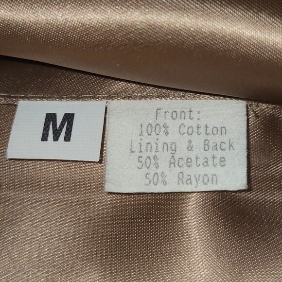 Vtg Carol Antone Collection Womens Medium Vest Animal Print Y2K Glam Maximalist - Picture 11 of 12